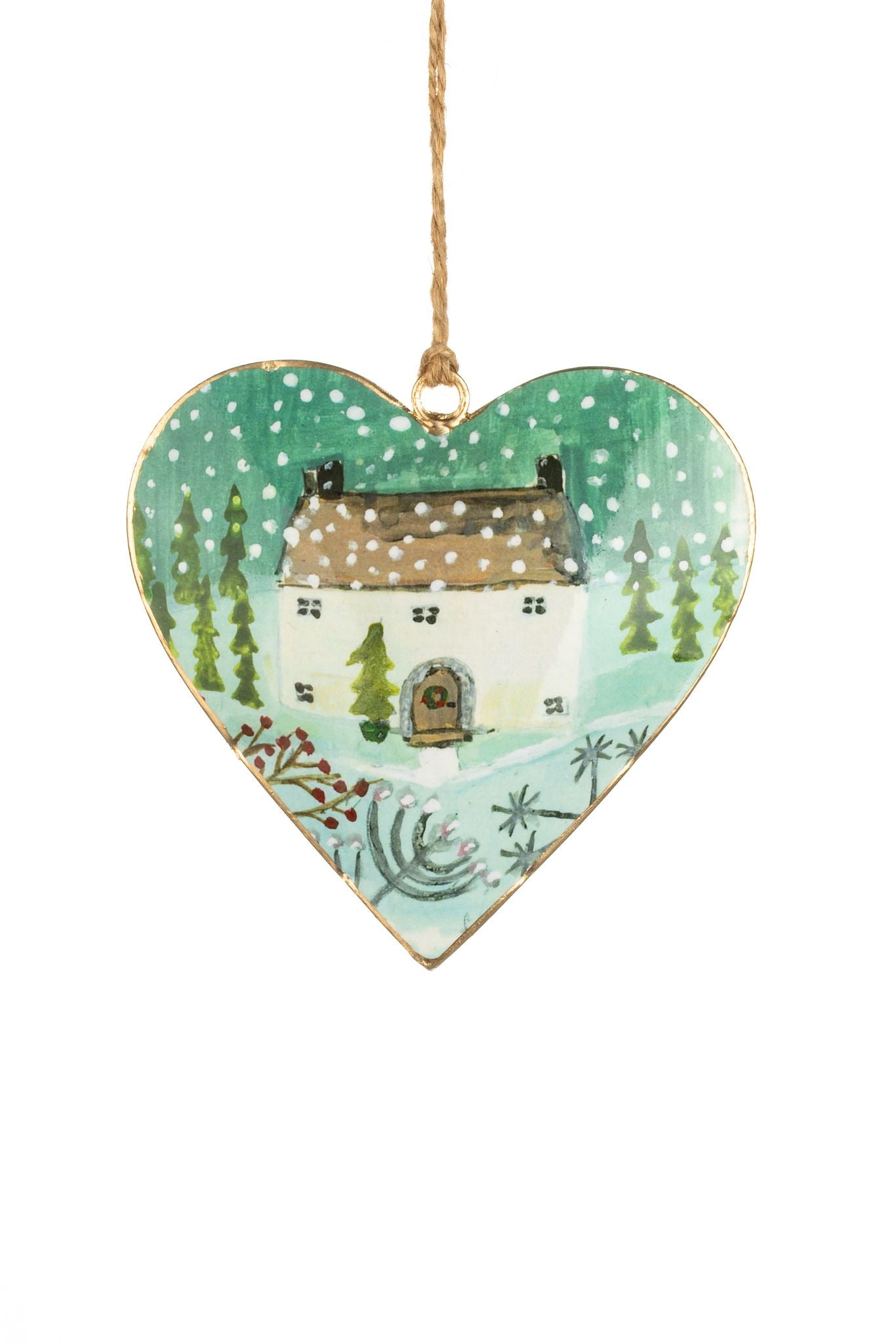 Christmas Heart - Winter Cottage