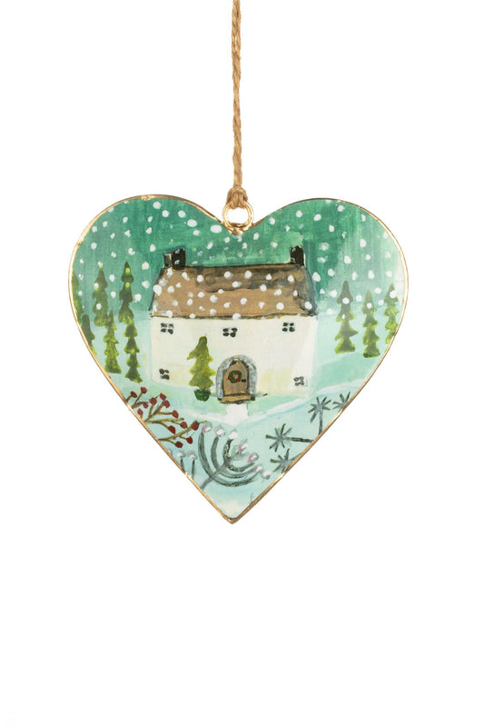 Christmas Heart - Winter Cottage