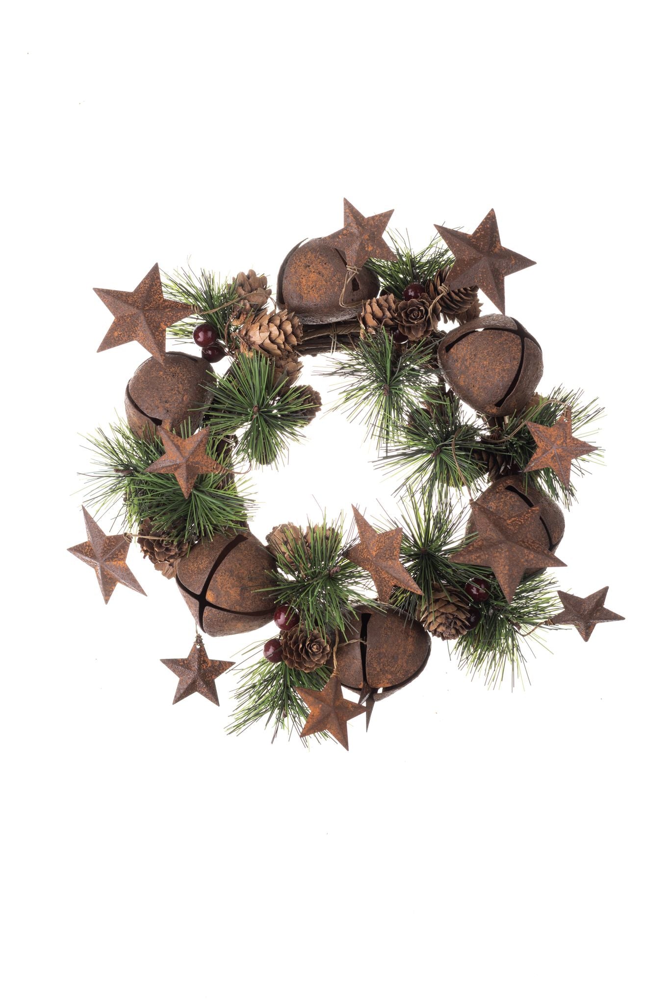 Rustic Christmas Candle Ring