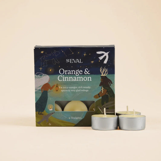 St Eval Scented Tealights - Orange & Cinnamon