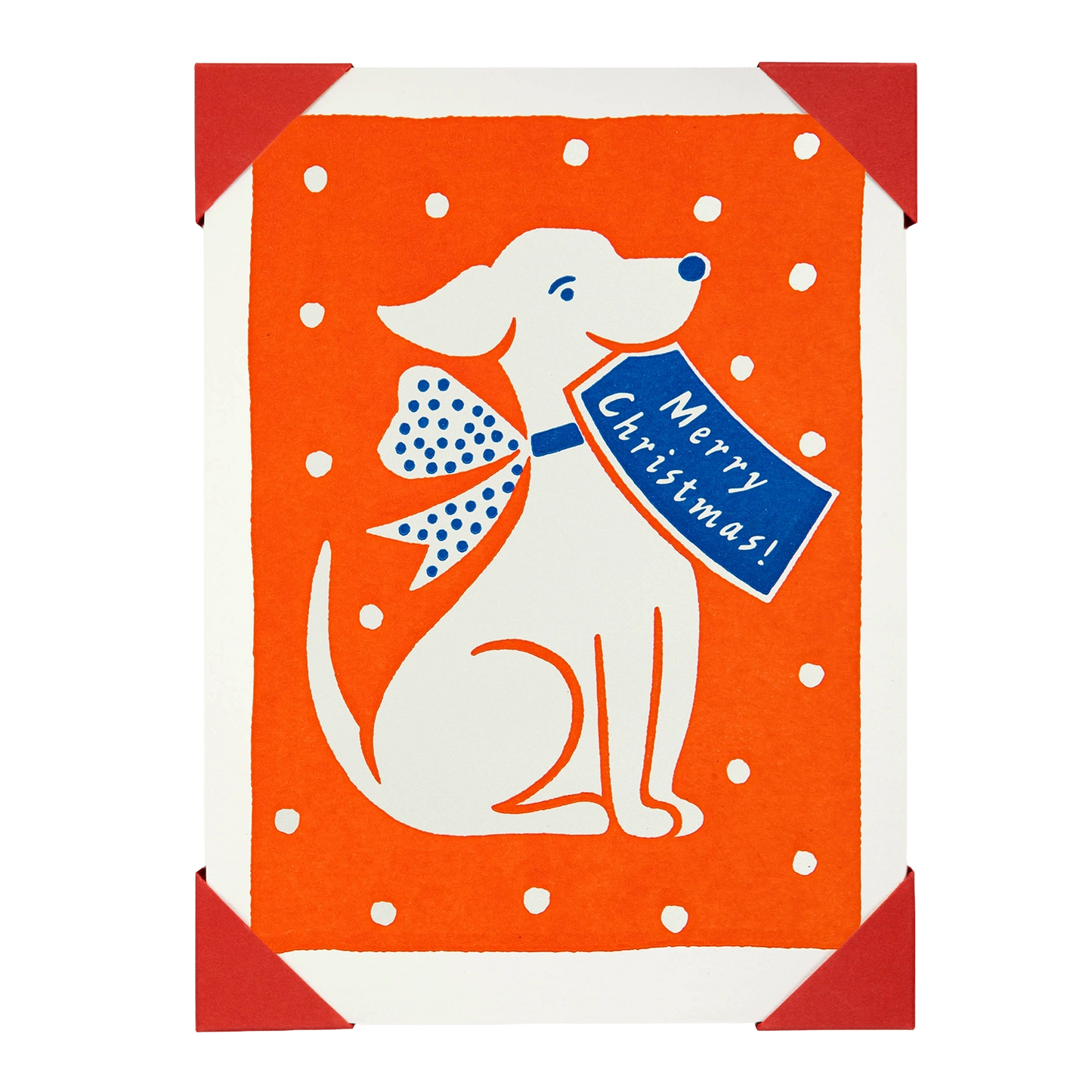 Pack 5 Note Cards & Envelopes - Christmas Dog