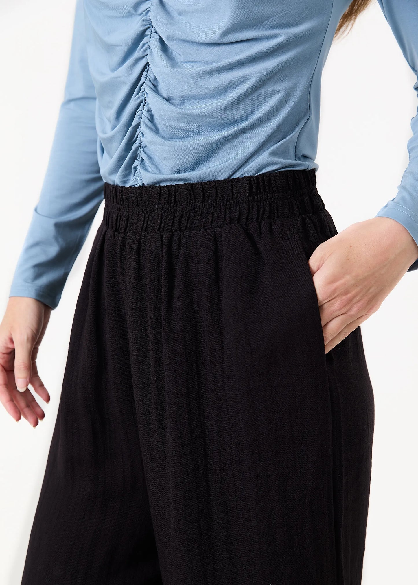 Black, Palazzo Pants