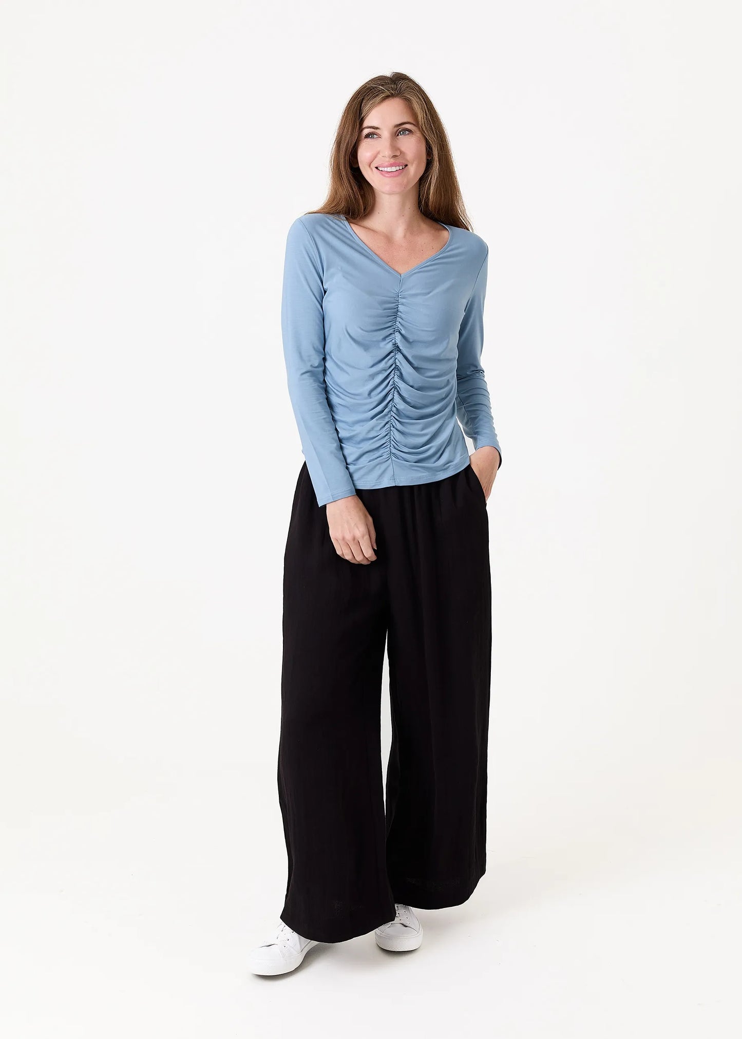 Black, Palazzo Pants