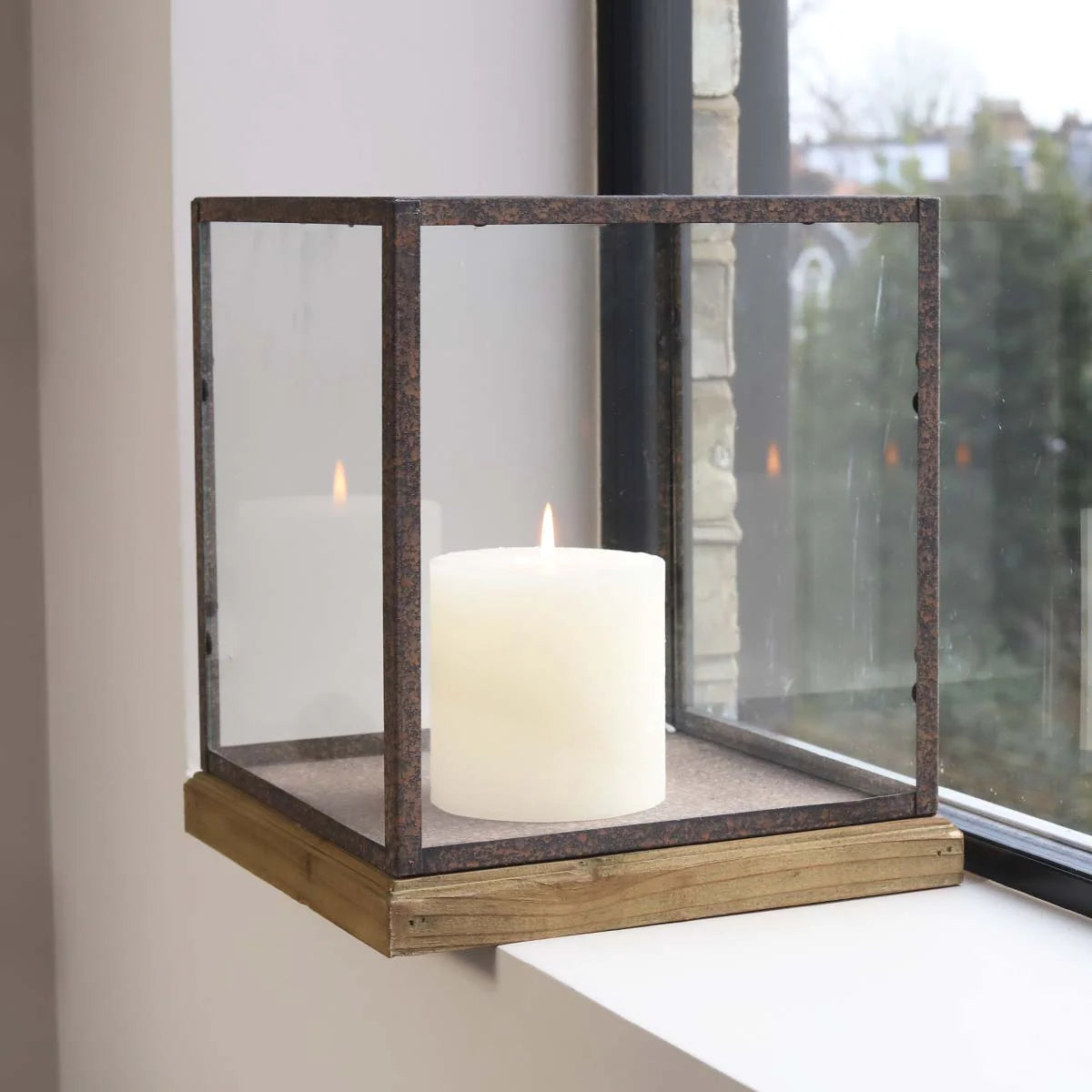 Lional Square Candle Holder - Large