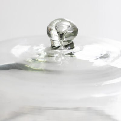 Glass Cloche with Marble Base - Large