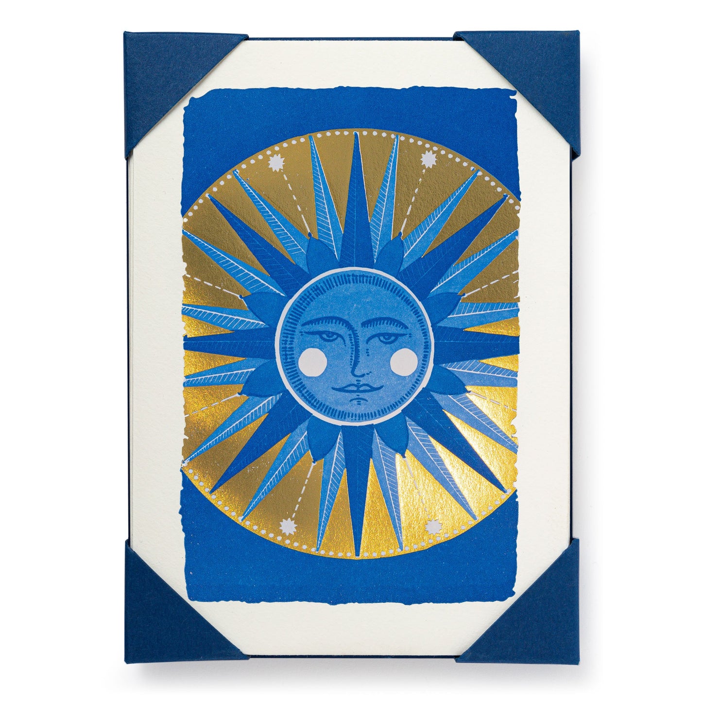 Pack 5 Note Cards & Envelopes - Golden Sun