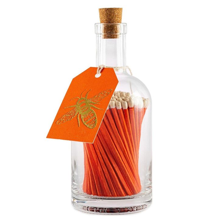 Bottle of Matches - Gold Bee