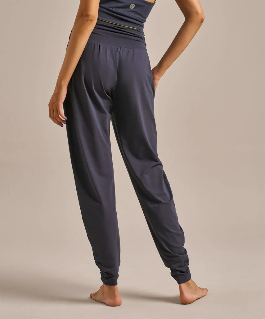 Grace Storm Navy Bamboo Yoga Pants