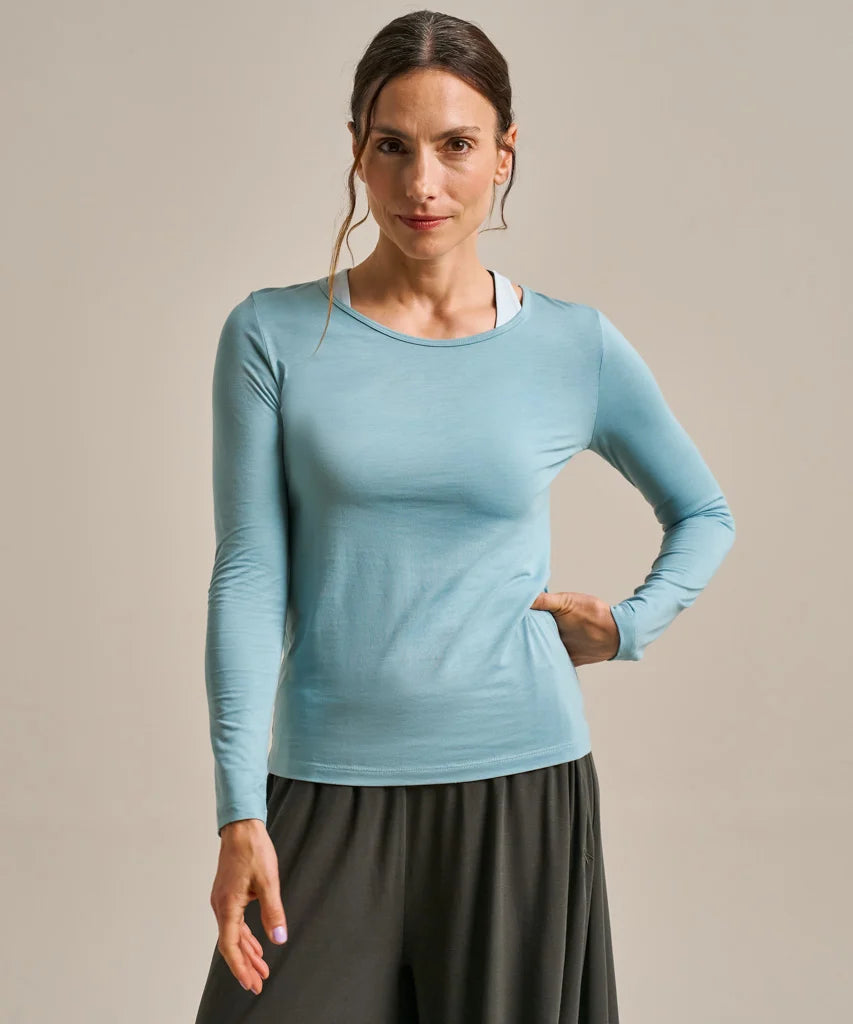 Oceanic Blue Origin Layering Top