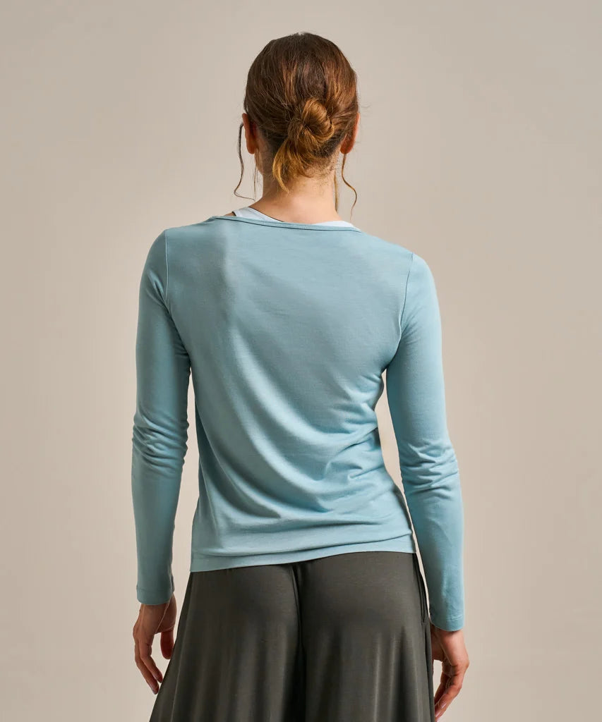 Oceanic Blue Origin Layering Top