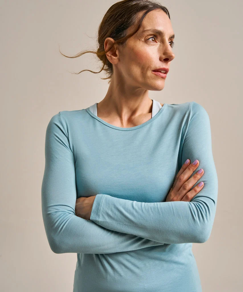Oceanic Blue Origin Layering Top