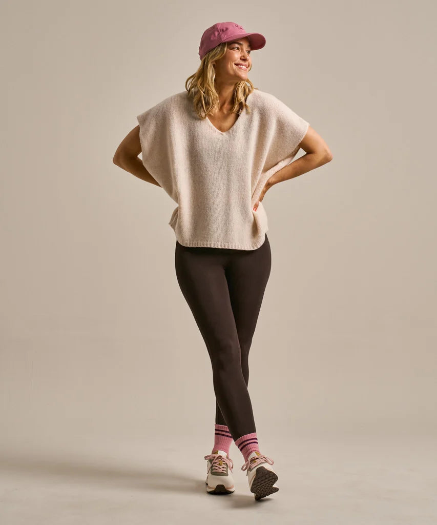 Oatmeal Sleevless Layering Knit