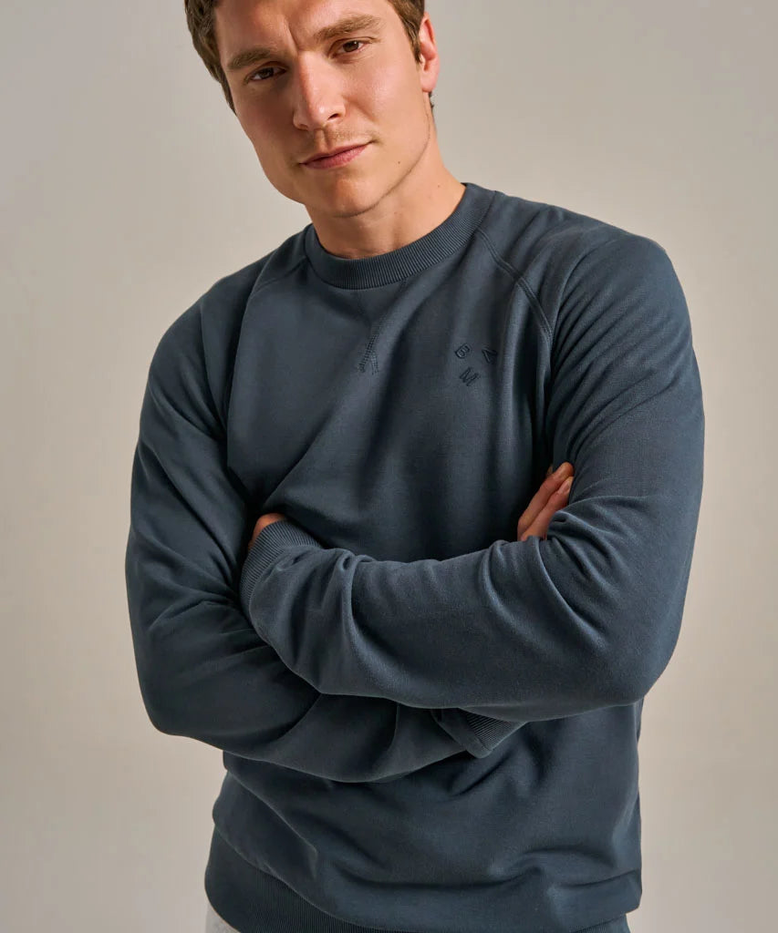 Storm Navy, Crew Neck Sweat Top