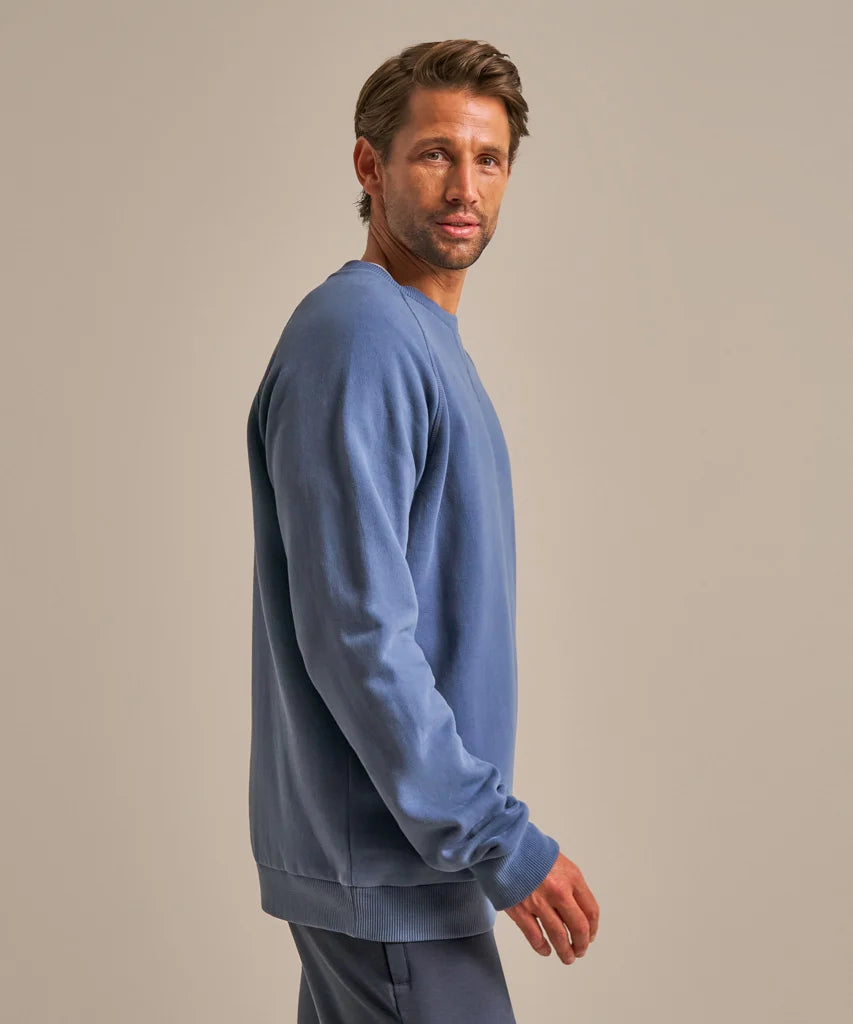 Denim Blue, Crew Neck Sweat Top
