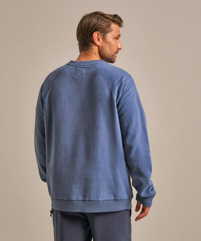 Denim Blue, Crew Neck Sweat Top