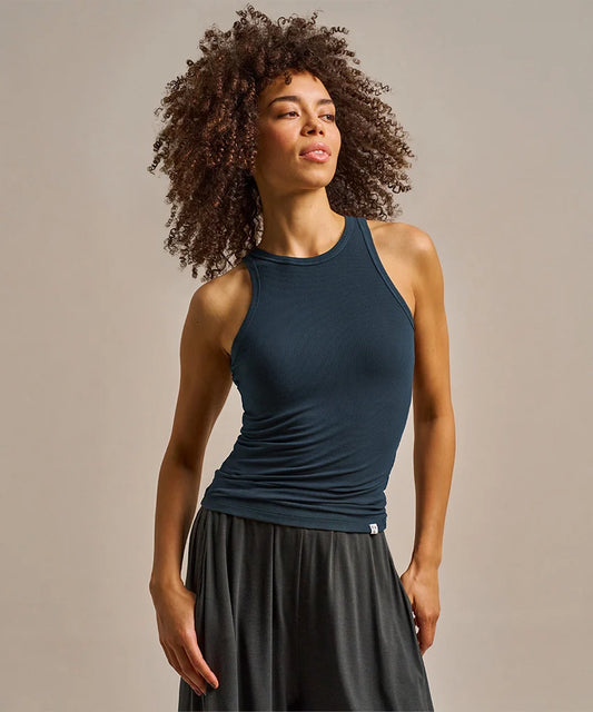 Mariner Navy Active Rib Tank Top