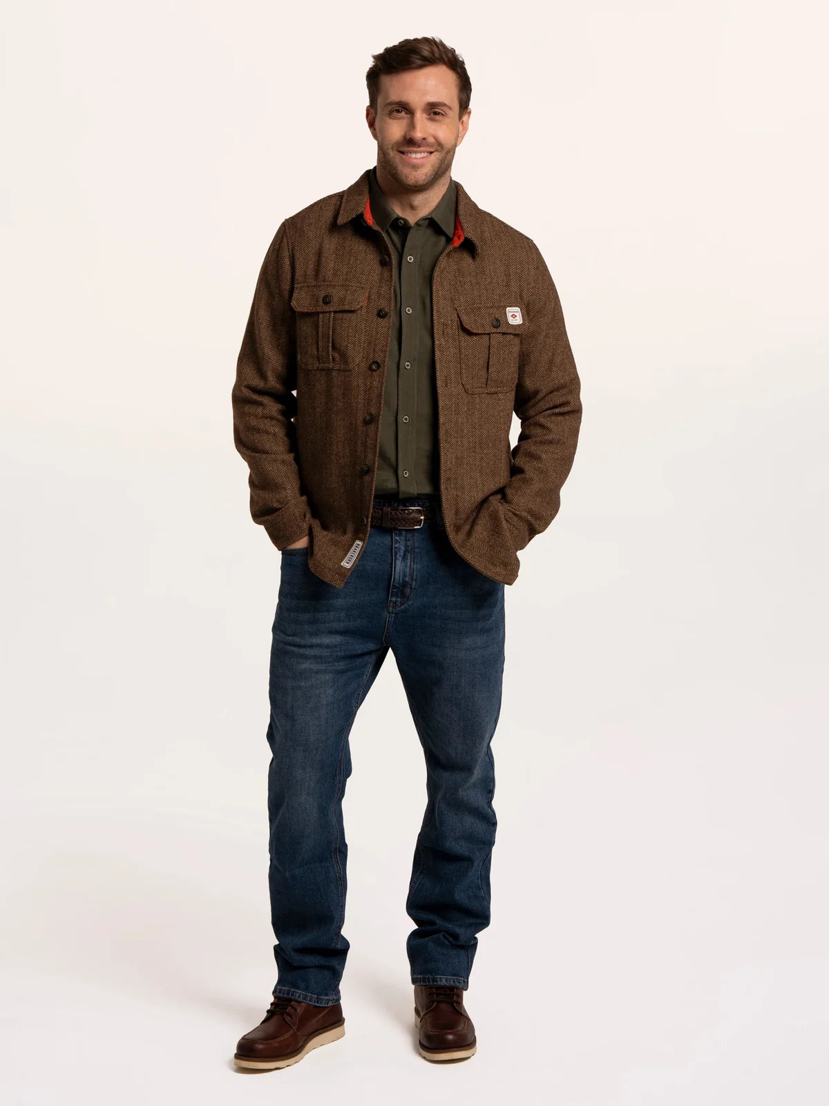Farringdon Herringbone Over Shirt