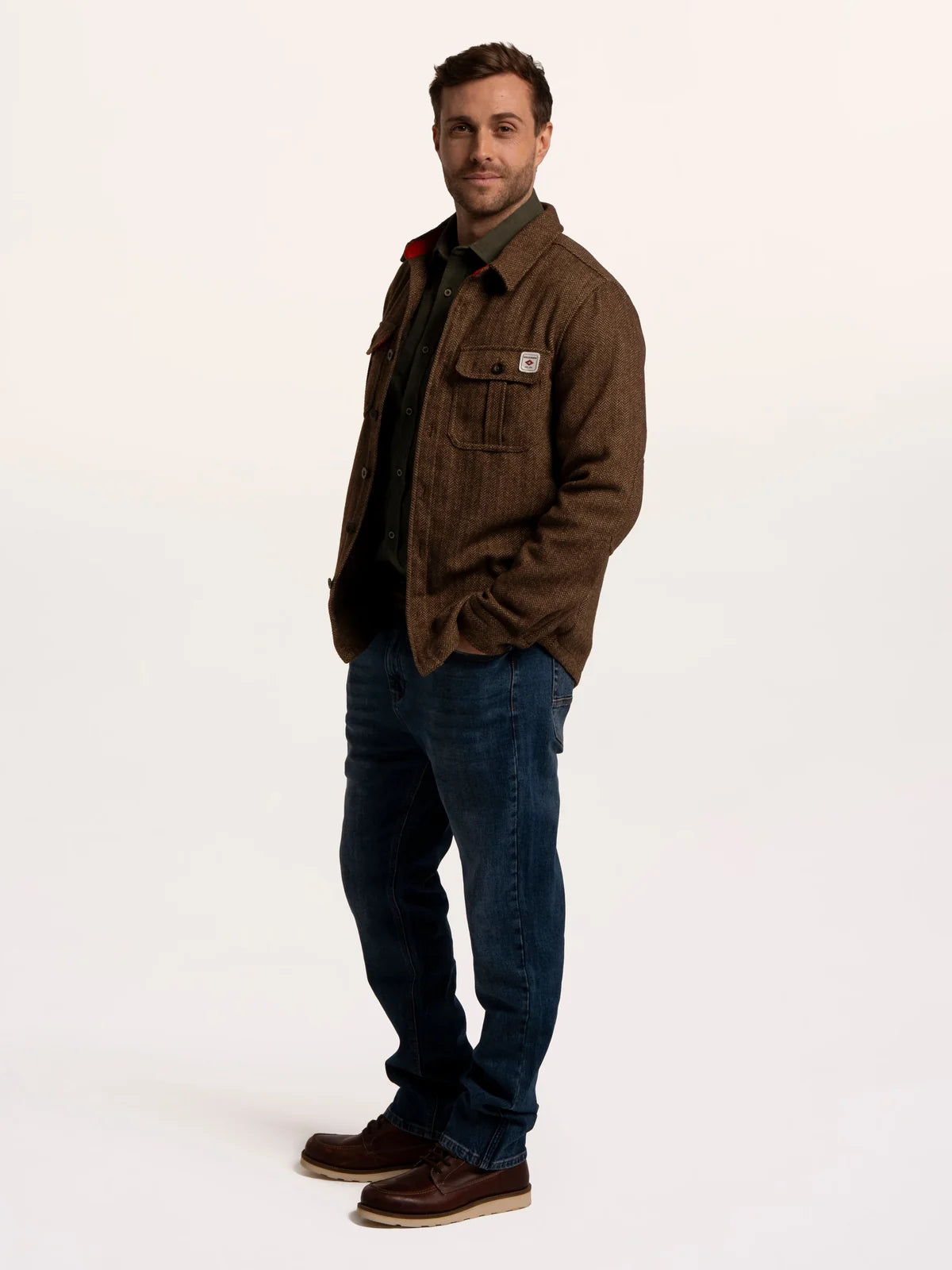 Farringdon Herringbone Over Shirt
