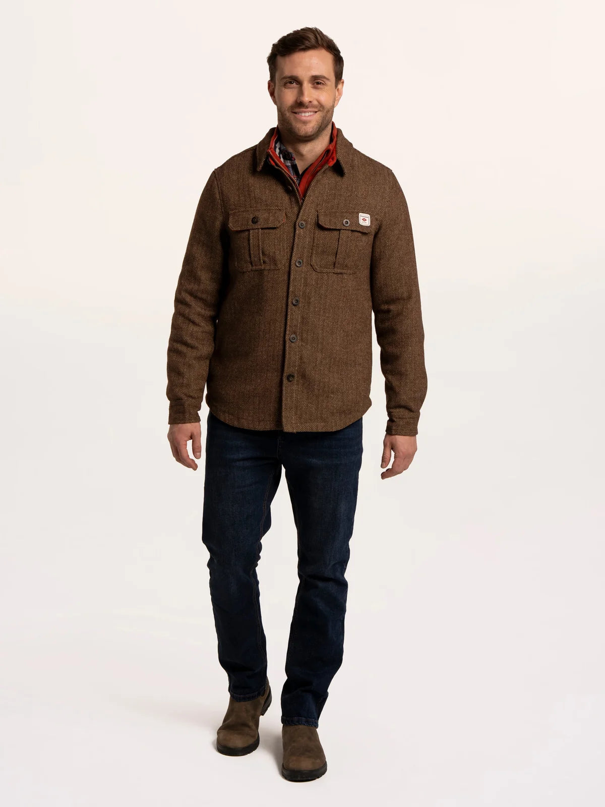 Farringdon Herringbone Over Shirt