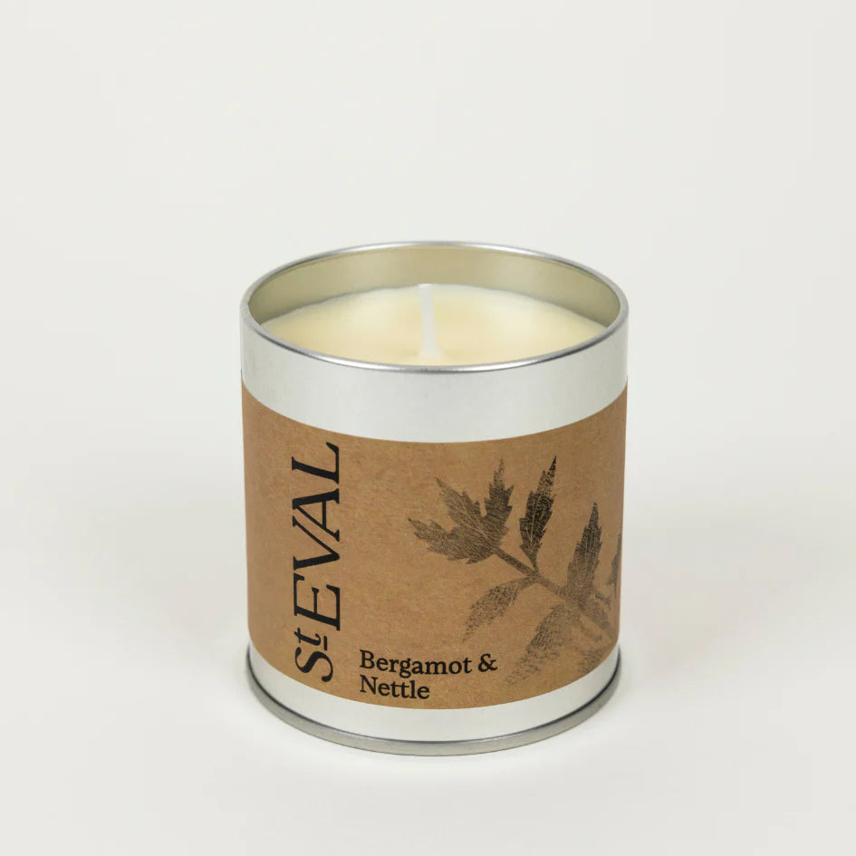 St Eval Scented Tin Candle - Bergamot & Nettle