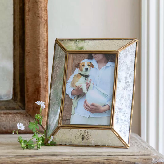 Antique Mirror Photo Frame 7x5
