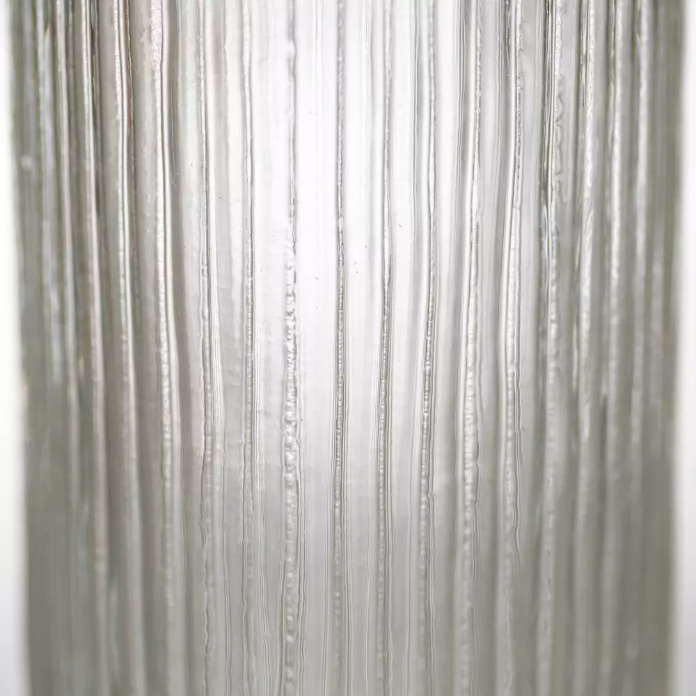 Tall Ribbed Storage Jar