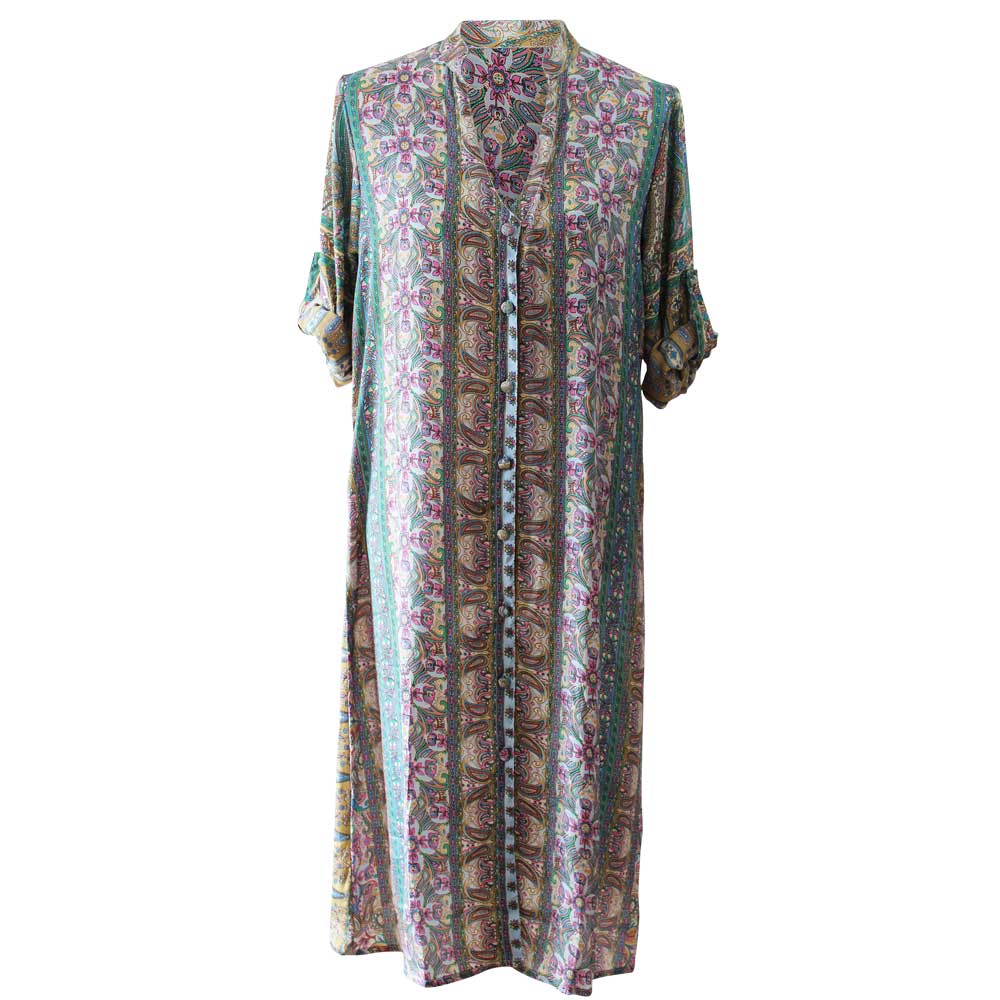 Willow, Floral & Paisley Shirt Dress