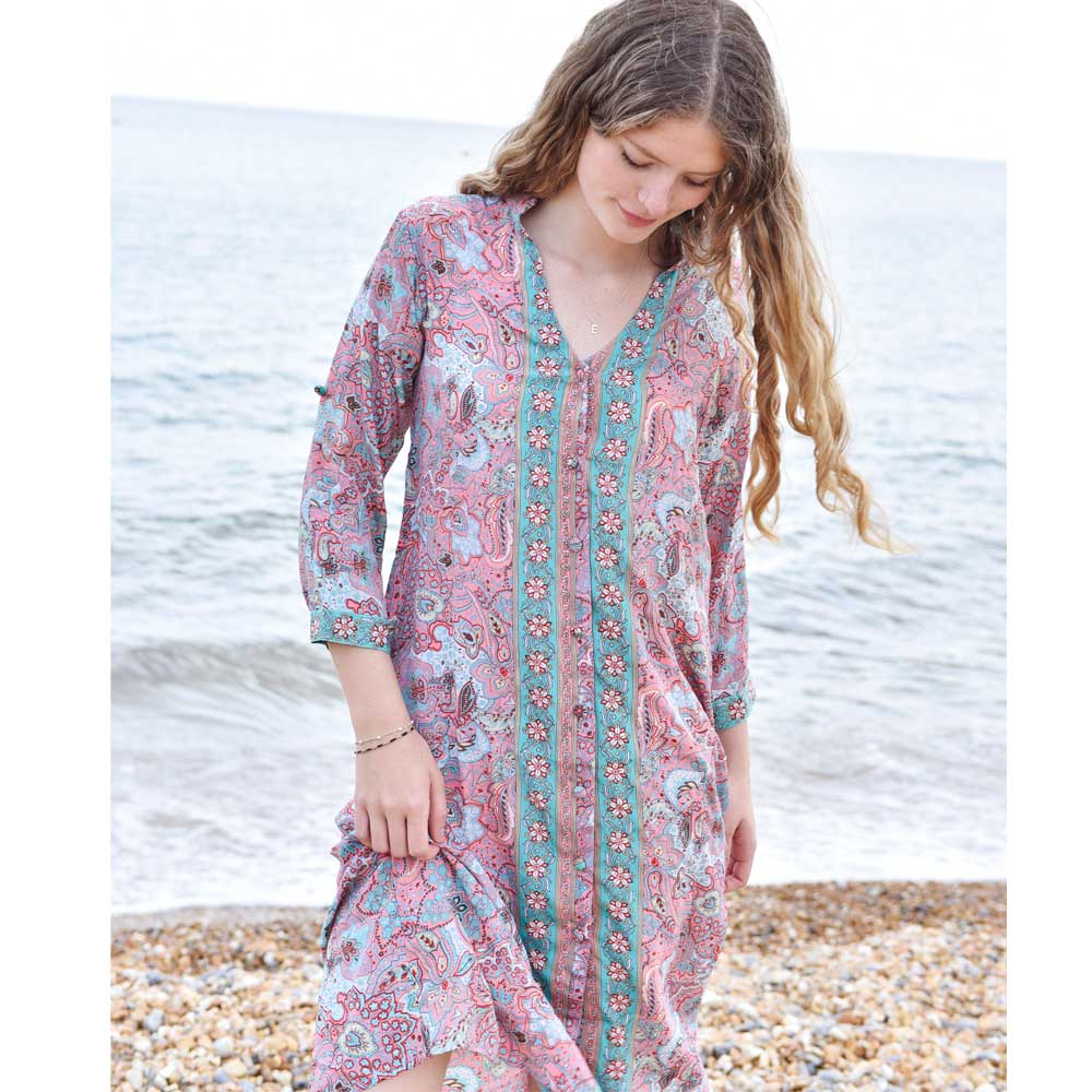 Mae, Floral Shirt Dress