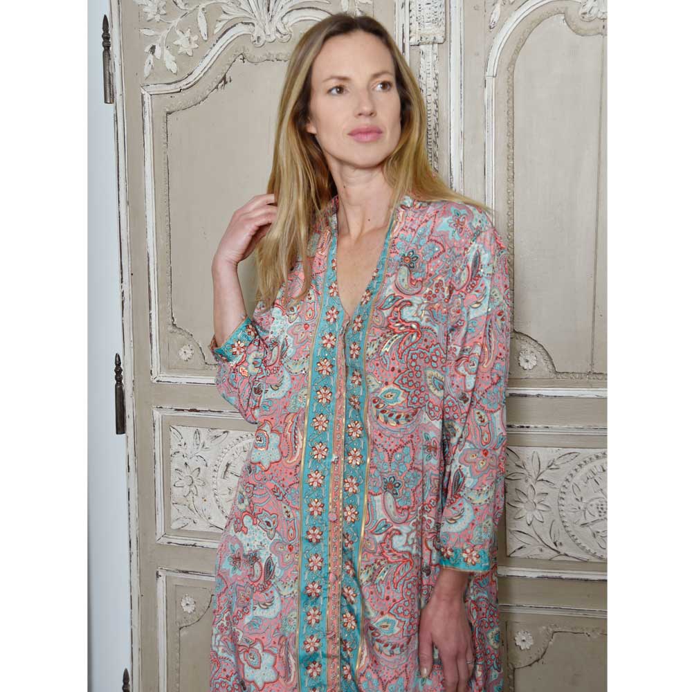 Mae, Floral Shirt Dress