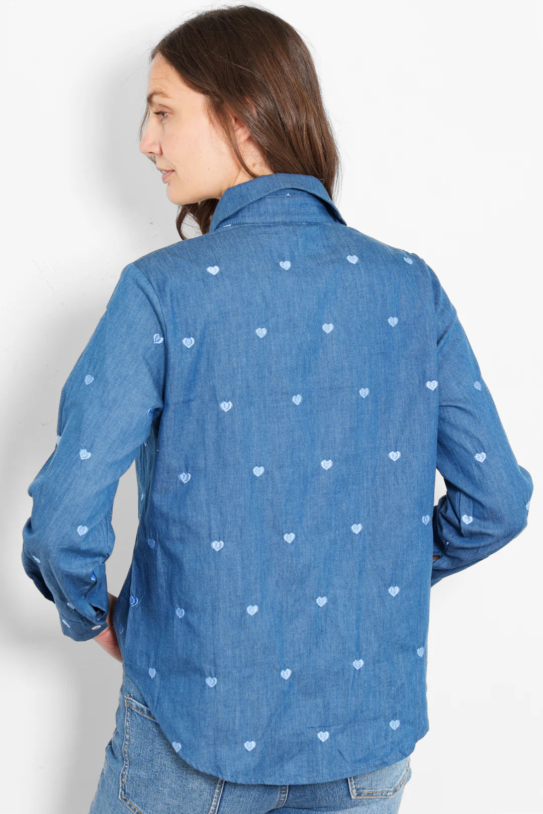 Dixie, Cotton Denim with Hearts