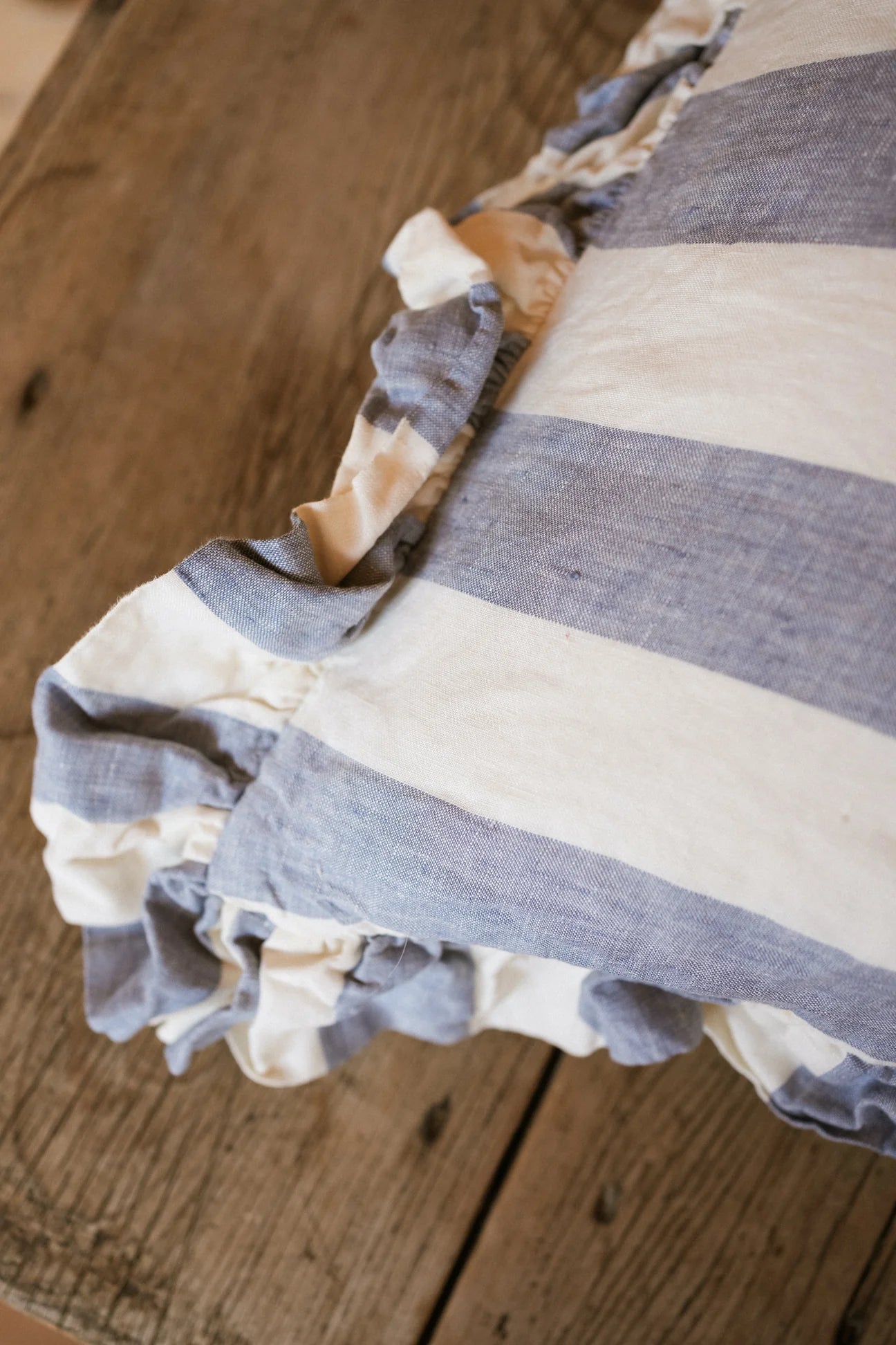 Denim, Brighton Pavilion Washed Linen Cushion