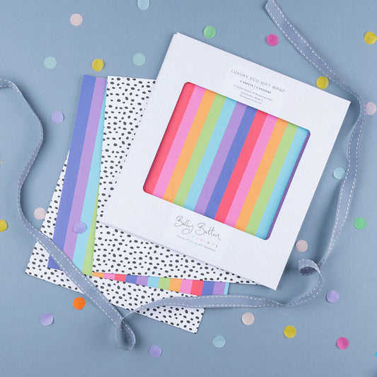 Stripes & Spots Eco Flatwrap Pack