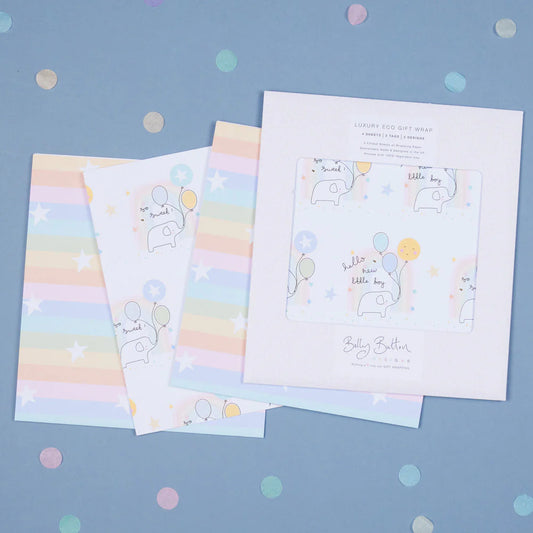 Baby Boy Eco Flat Wrap Pack