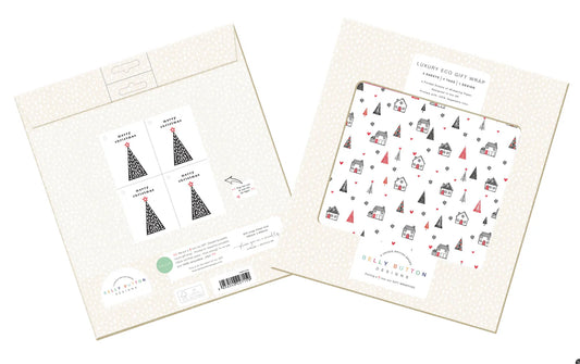 Woodcut Eco Flat Wrap Pack