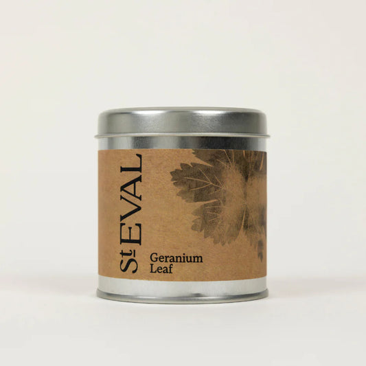St Eval Scented Tin Candle - Geranium Leaf