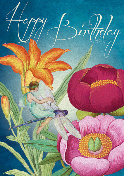 Happy Birthday - Amongst the Flowers