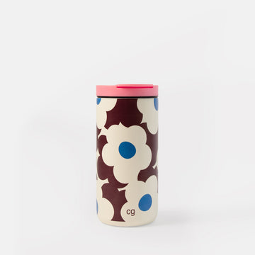 Wine Flower Stainless Steel Travel Mug