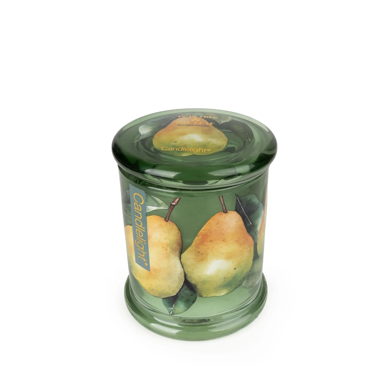 Large Glass Lidded Jar Candle - Pear Tree & Bay Leaf