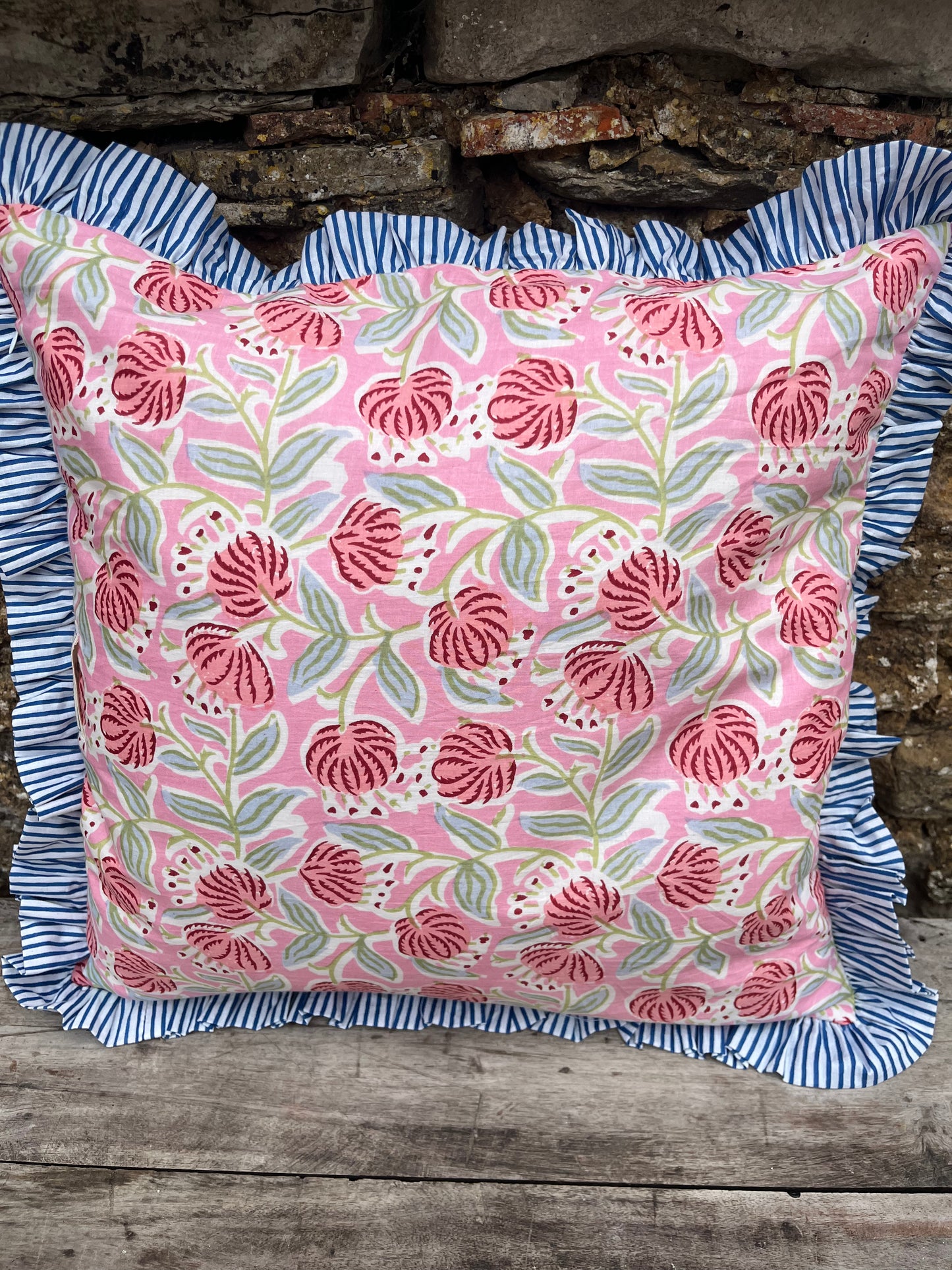 Design 2 - Indian Block Print Cushion