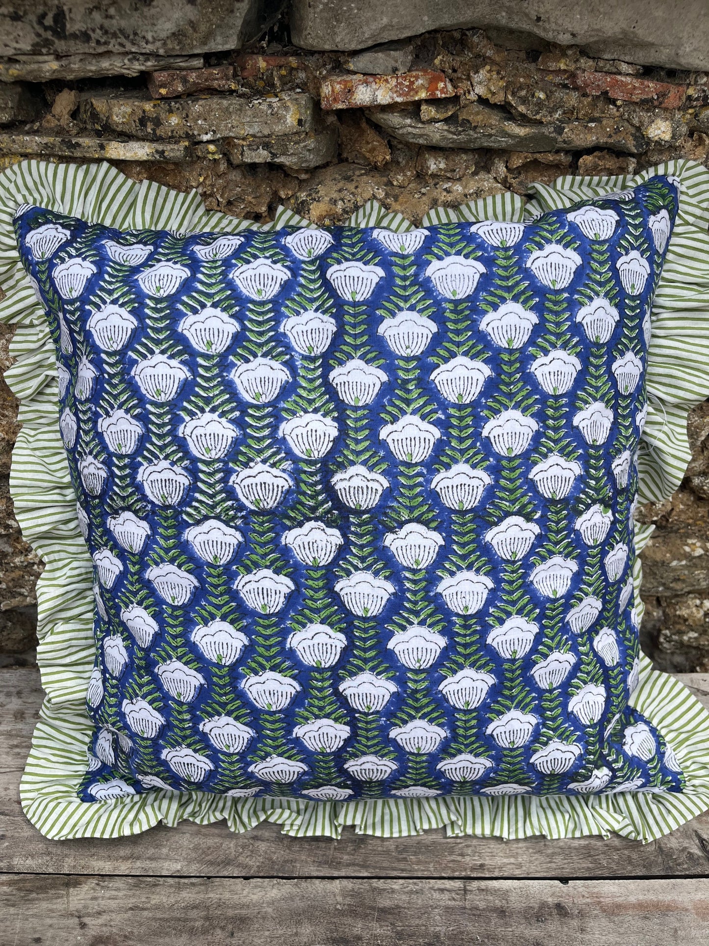 Design 13 - Indian Block Print Cushion