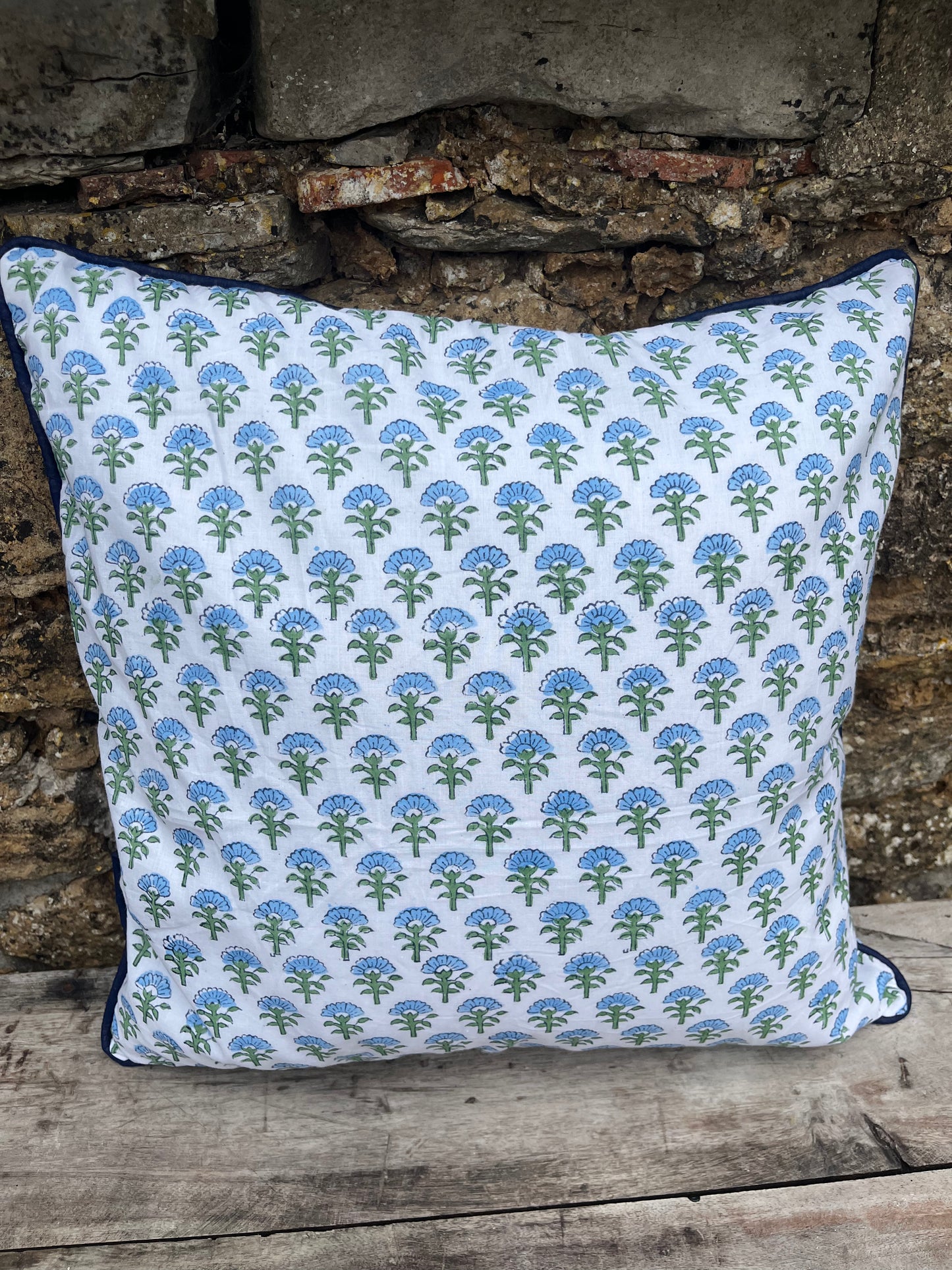 Design 12 - Indian Block Print Cushion