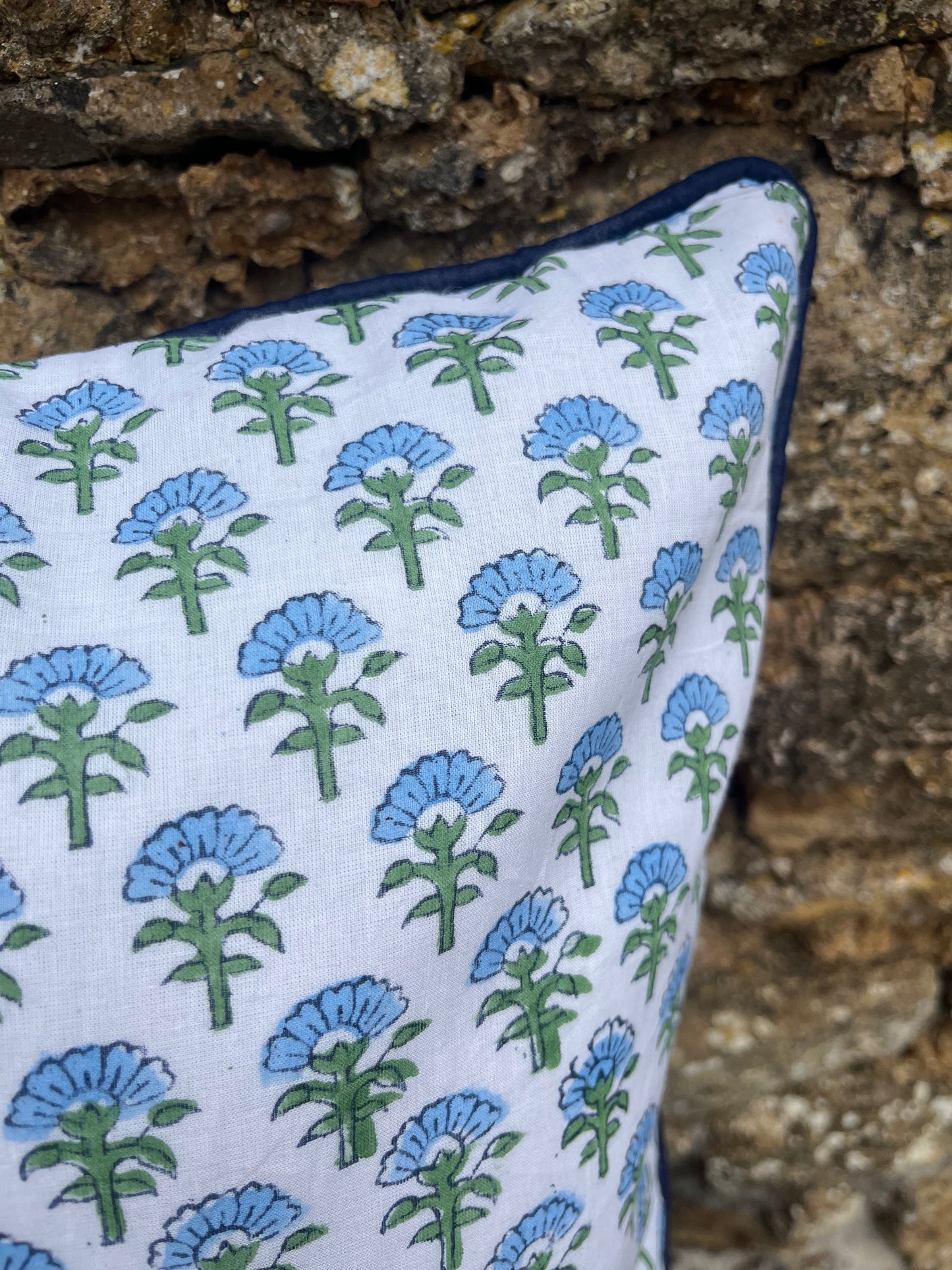 Design 12 - Indian Block Print Cushion