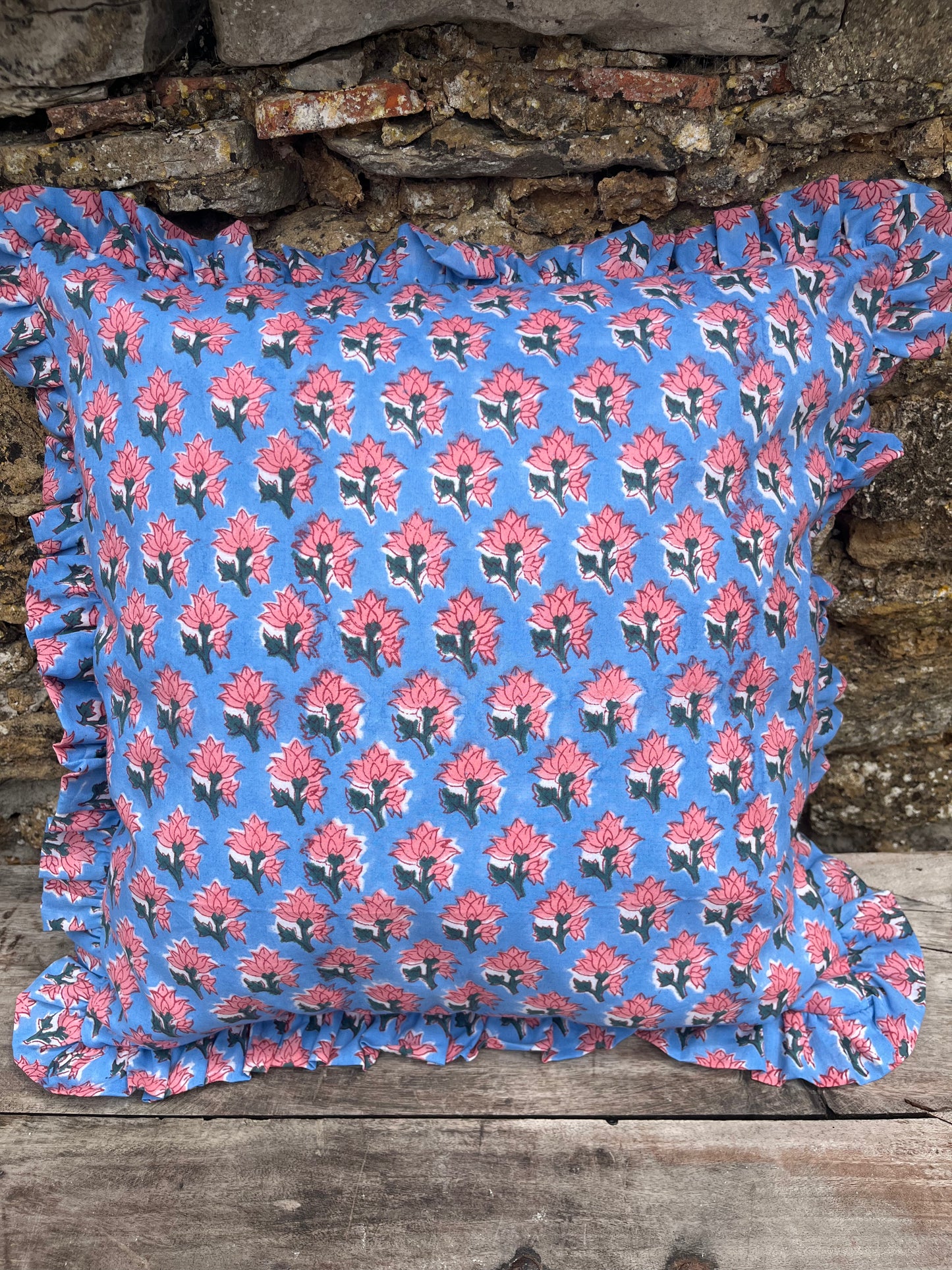 Design 7 - Indian Block Print Cushion