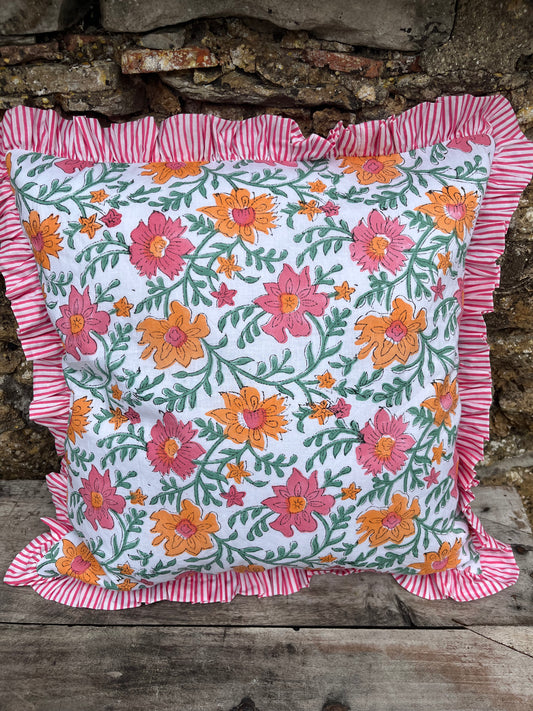 Design 14 - Indian Block Print Cushion