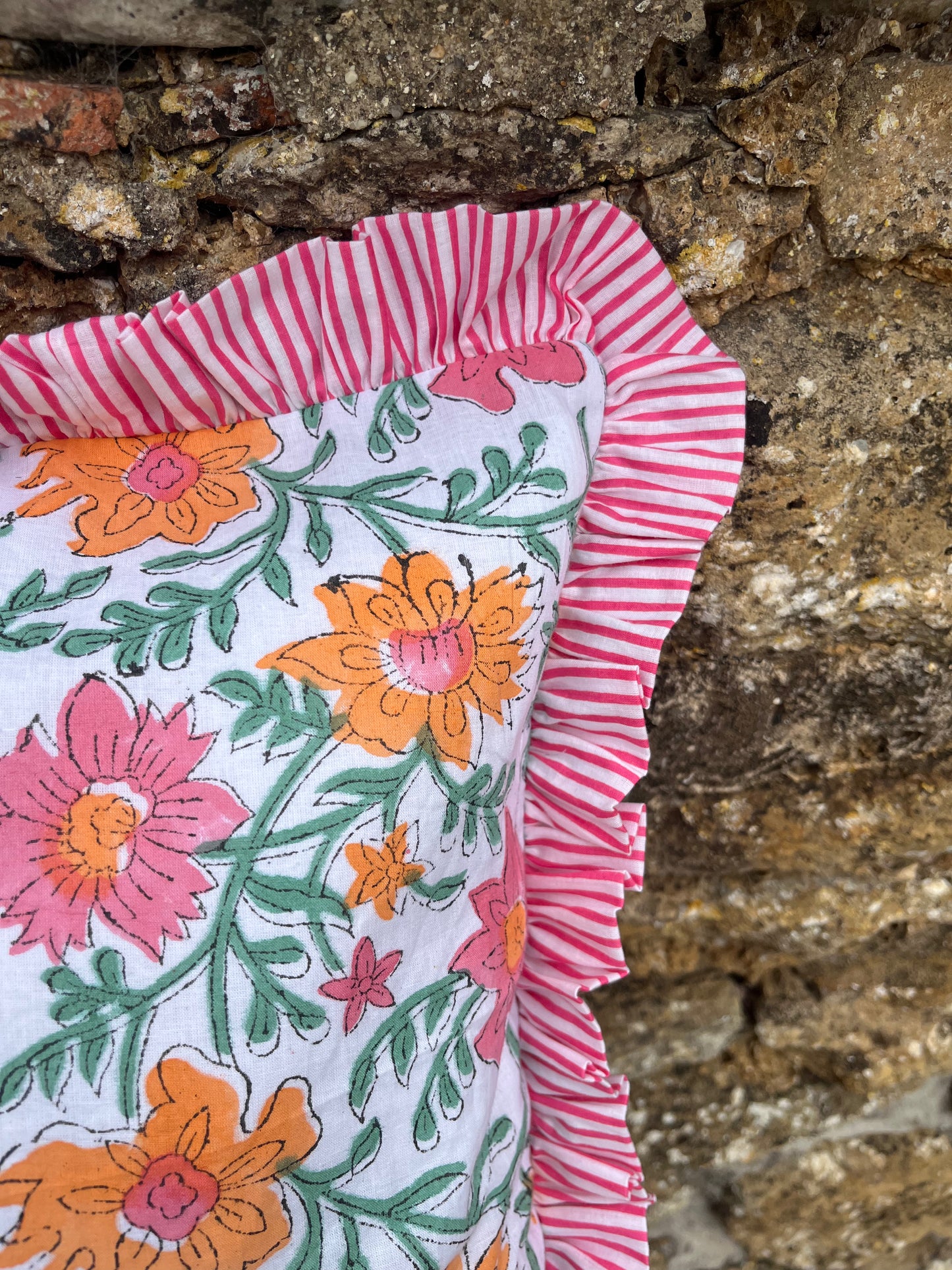 Design 14 - Indian Block Print Cushion