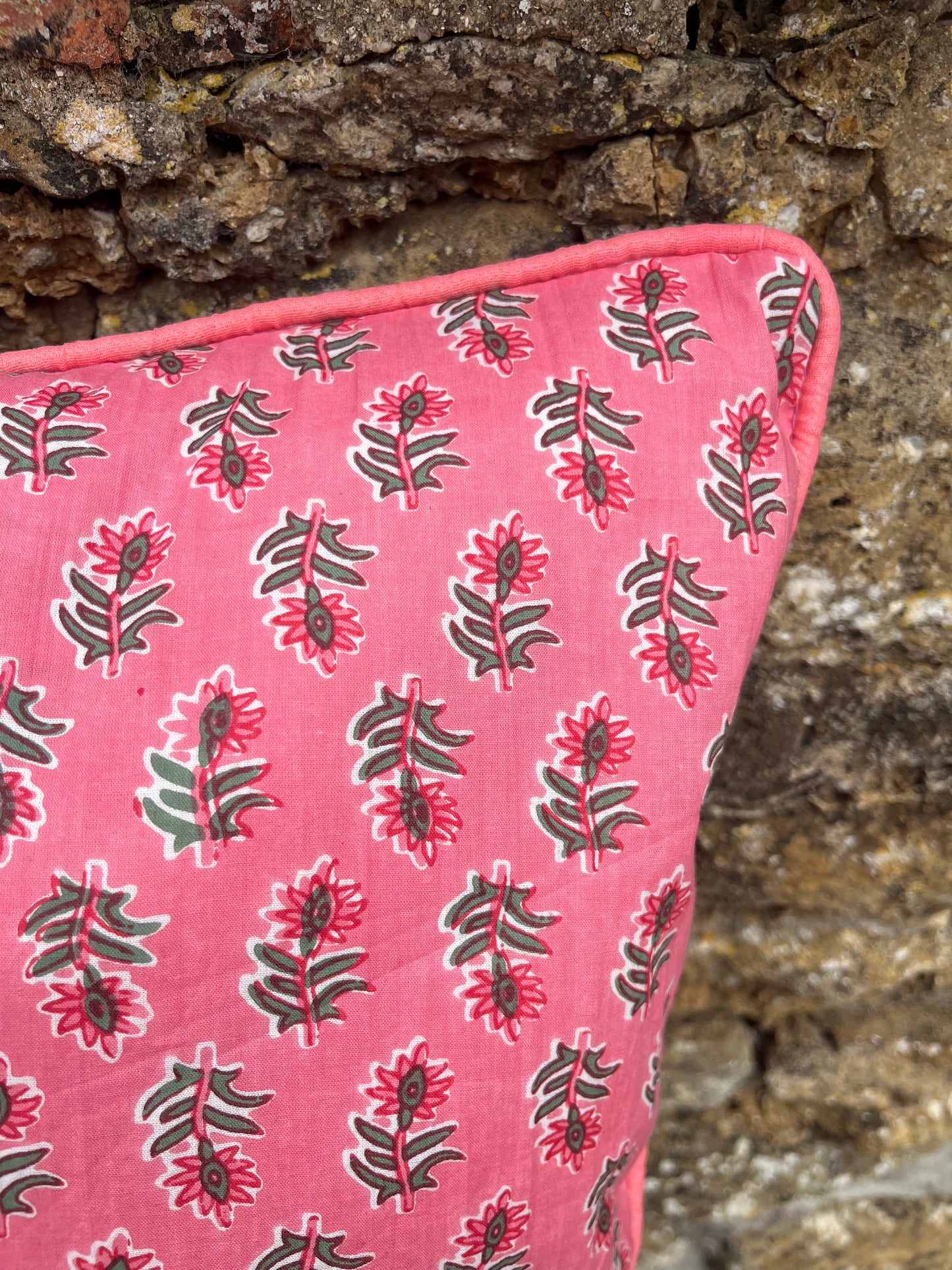 Design 5 - Indian Block Print Cushion