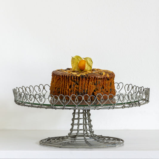 Wire Heart Cake Stand