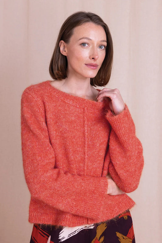 Sunset Plain Cropped Jumper