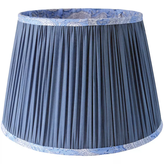 Cotton Lampshade, Cornflower - 40cm
