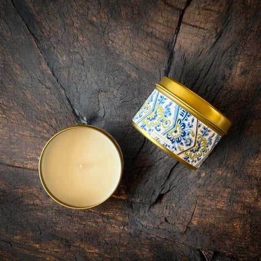 Lemoncello Scented Tin Candle